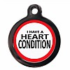 Heart Condition Medical Dog ID Tag 2